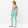 Leggings Sports Women's Minaku color light green, size 42