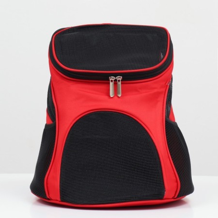 A backpack for carrying animals, 31.5 x 25 x 33 cm, red-1