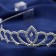 Hair diadem "scattering" leaves, h-3.3 cm, silver