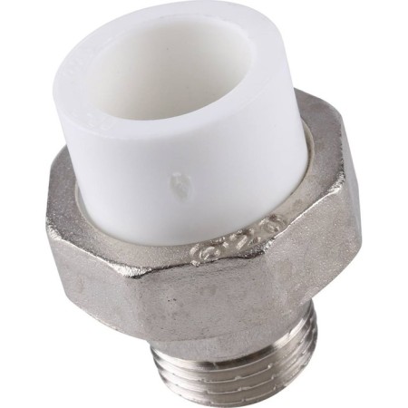 Detailed Kalde, polypropylene, d = 20 mm x 1/2 ", external threads of the ECO series-5