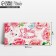 Money envelope "Happy Birthday", summer flowers, textured paper, 16.5 × 8 cm