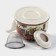 Keramic teapot with a metal sieve "Park", 900 ml