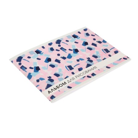 Album for drawing A5, 24 sheets on the paper clip "smears", covered cardboard, block 100 g/m2-1