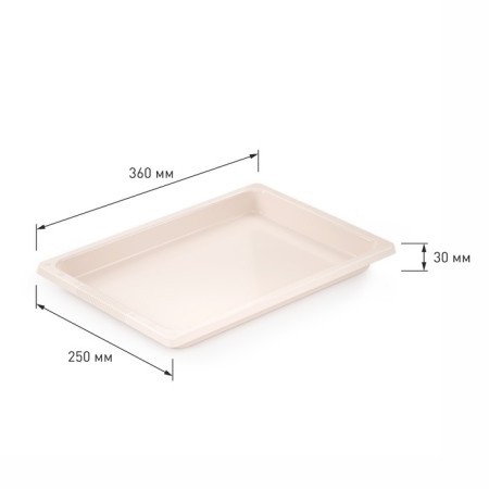 A set of trays for freezing dumplings, 36 × 25 × 3 cm, 3 pcs, color mix-7
