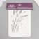 Plastic stencil "spikelets", 16x24 cm