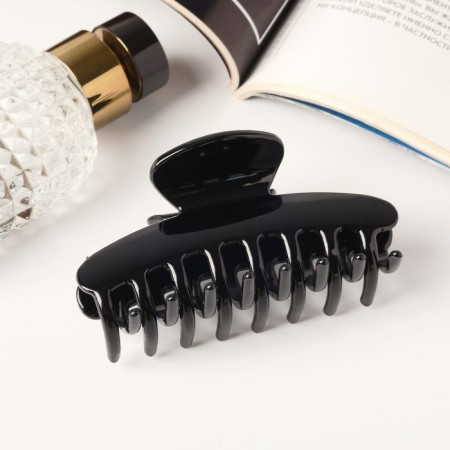 Hair crab "Strict classic" 9.7x4.5 cm, mix, black-1