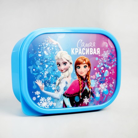 Lunch box, rectangular, 500 ml "most beautiful", cold heart