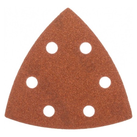 The triangle grinding bison 35583-120, perforated, P120, 93 x 93 x 93 mm, 5 pcs.