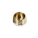Stubble stm, 1 1/2 ", outer thread, nickel -plated brass