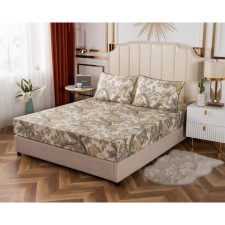 A sheet with pillowcases 