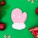 New Year. Vanilla cookies "Mitten" 35g (1 Cor = 16pcs)