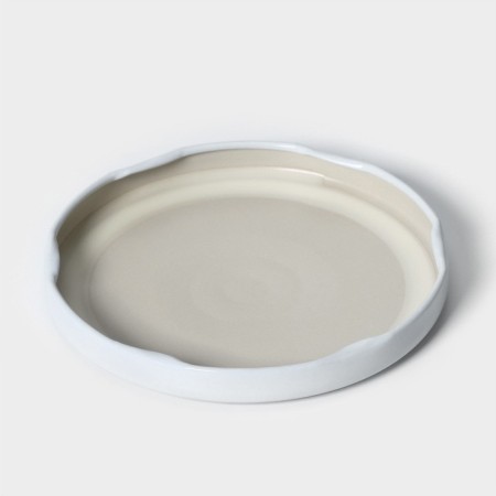 Canning cover, TO-82 mm, set 750 pieces, metal, white color-2