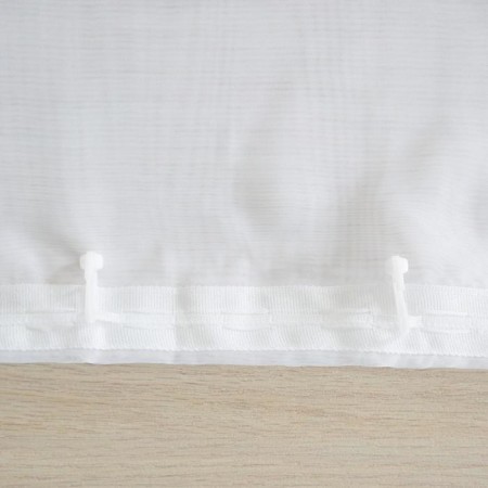 A set of curtains for the kitchen Witerra Marianne 300x160cm, white, PE100%-5
