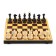 Handing chess 30 x 30 cm, plastic board and figures, King H-7.5 cm, pawn H-4.2 cm