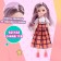 Fashionable articular “Sofia” doll in a sundress, with an accessory, mix