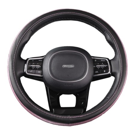 SkyWay Luxury-7 m, black-pink eco-leather braid, s01102437-9