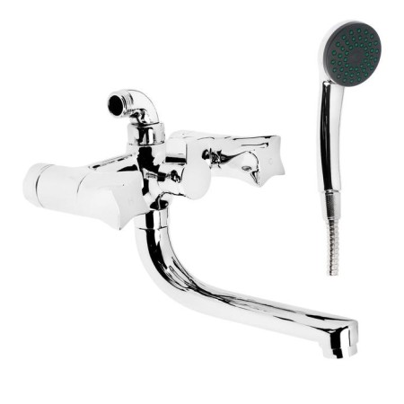 ACCOONA A86473 bath mixer, two -wound, silumin, chrome