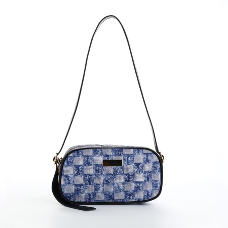 Women's bag 20.5*6.5*11.5 department with lightning, blue