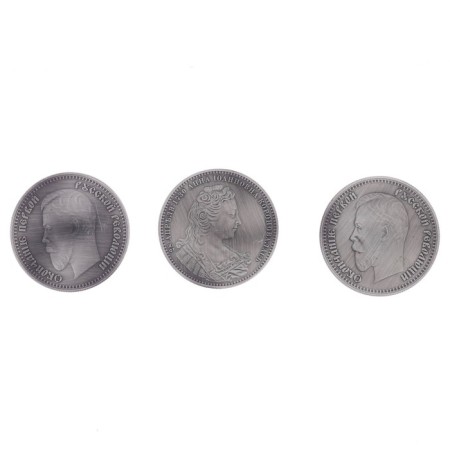 Panel Souvenir "For Love for the Fatherland" with coins-4