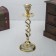 Climber "Virazhi" for 1 candle, brass 7.5x7.5x20.5 cm
