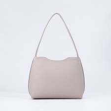 Female bag Textura, tout, medium size, beige color