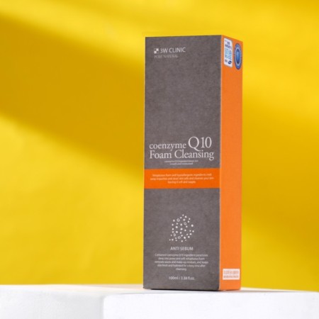 Coenzym anti -aging foam 3W Clinic Coenzyme Q10 Foam Cleansing, 100 ml-1