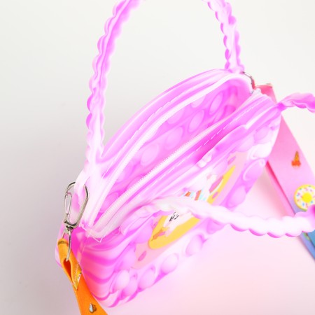 Bag's bag with lightning, lilac color-2