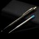 Metal handle automatic "Leader in everything", blue paste 1.0 mm