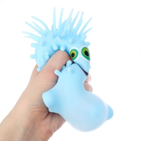 Ball children's rubber hornet light “smile”, MIX color, in showbox-2