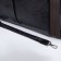Soper bag with zipper, black color