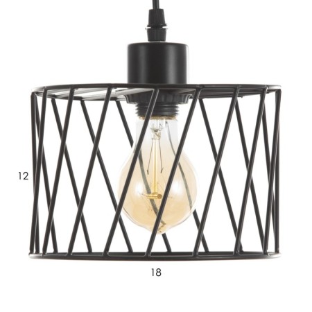 Lamp Bayerlux "Rumba" 3x E27 40W Black 18x50x12-112cm-5