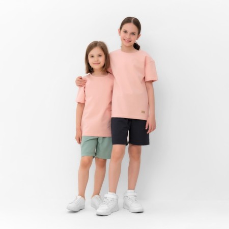 Kids (T -shirt, shorts) minku beige color/ olive, height 98 cm-19