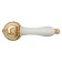 Door handle MH-42-Classic PG/W "Mart", color gold, white