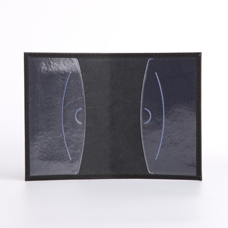 Cover for passport, black color-4