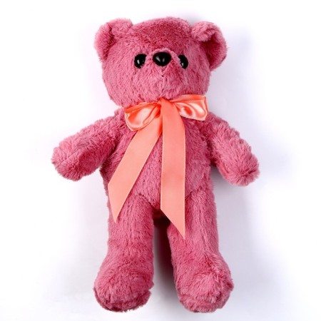 Soft toy "Mishutka with a bow", color mix-5