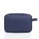 Lightning cosmetic bag, external pocket, blue color