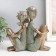 Souvenir Polystone "Children - Friendship" under bronze 21x8x21 cm