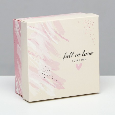 Folding box, Fall in love 10 x 10 x 5 cm