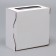 Box for cake 2 windows, with handles, white, 21 x 21 x 11 cm