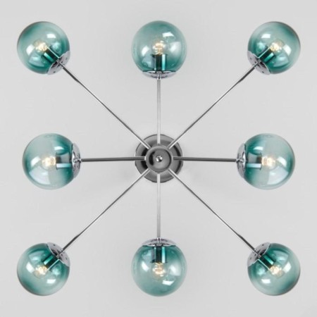 ASCOT chandelier, 8x60W E27, chromium color-2