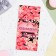 Money envelope "Happy Anniversary!" Pink roses, 16x8 cm