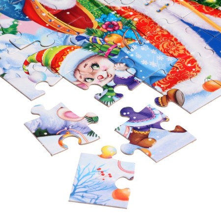Puzzle "New Year gifts", 60 elements-4
