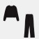 Women's costume (jumper and trousers) Mist, p. 48-50, black