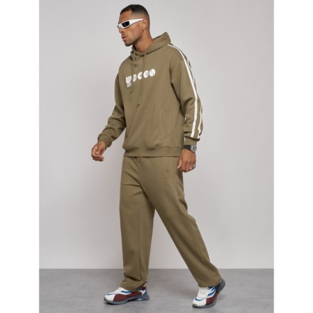 Male tracksuit, size 52, khaki color-1
