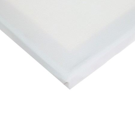 Canvas on the subframe, cotton 100%, 1.6 x 70 x 90 cm, acrylic soil, medium -grained, 380 g/m²-1