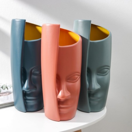 Vase for flowers "Sculpture", 12 × 11.5 × 31 cm, 2.5 l, color mix-5