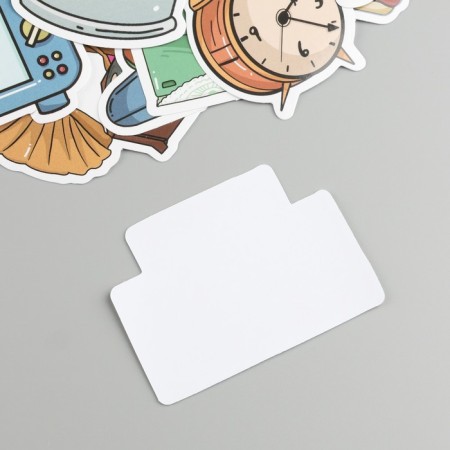 Stickers plastic "Invention" set 60 pcs 10x12 cm-2