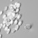 Beads for creativity plastic "shell" white-silver set 20 g 1x1x0.4 cm