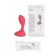 Anal sleeve with vibration Satiffyer backdoor lover, d = 33 mm, red