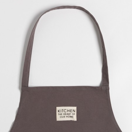 Apron Ethel Kitchen 60x70 cm, col. Gray, 100% HL, sarzha 220 g/m2-4